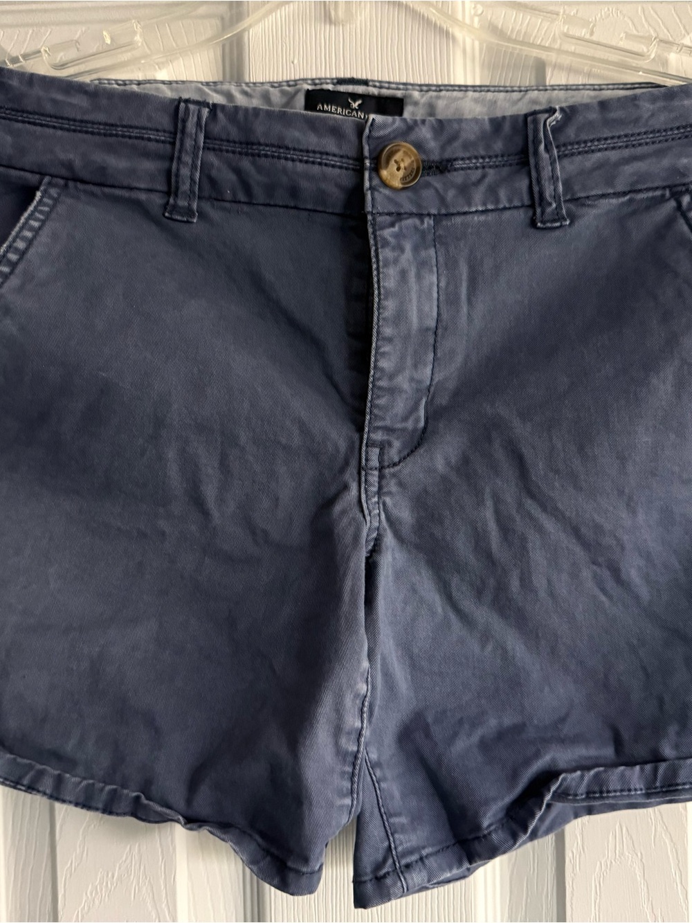 American Eagle Outfitters Slate Blue Women’s Jean Shorts
